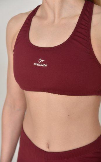 Buen Nado 317 — Solid Racerback Swim Top