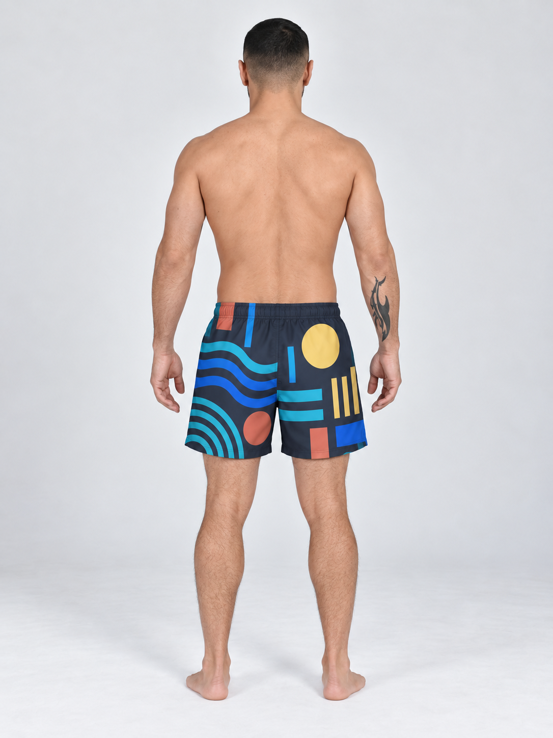 Buen Nado Men's Swim Shorts – Frishman Pulse back view