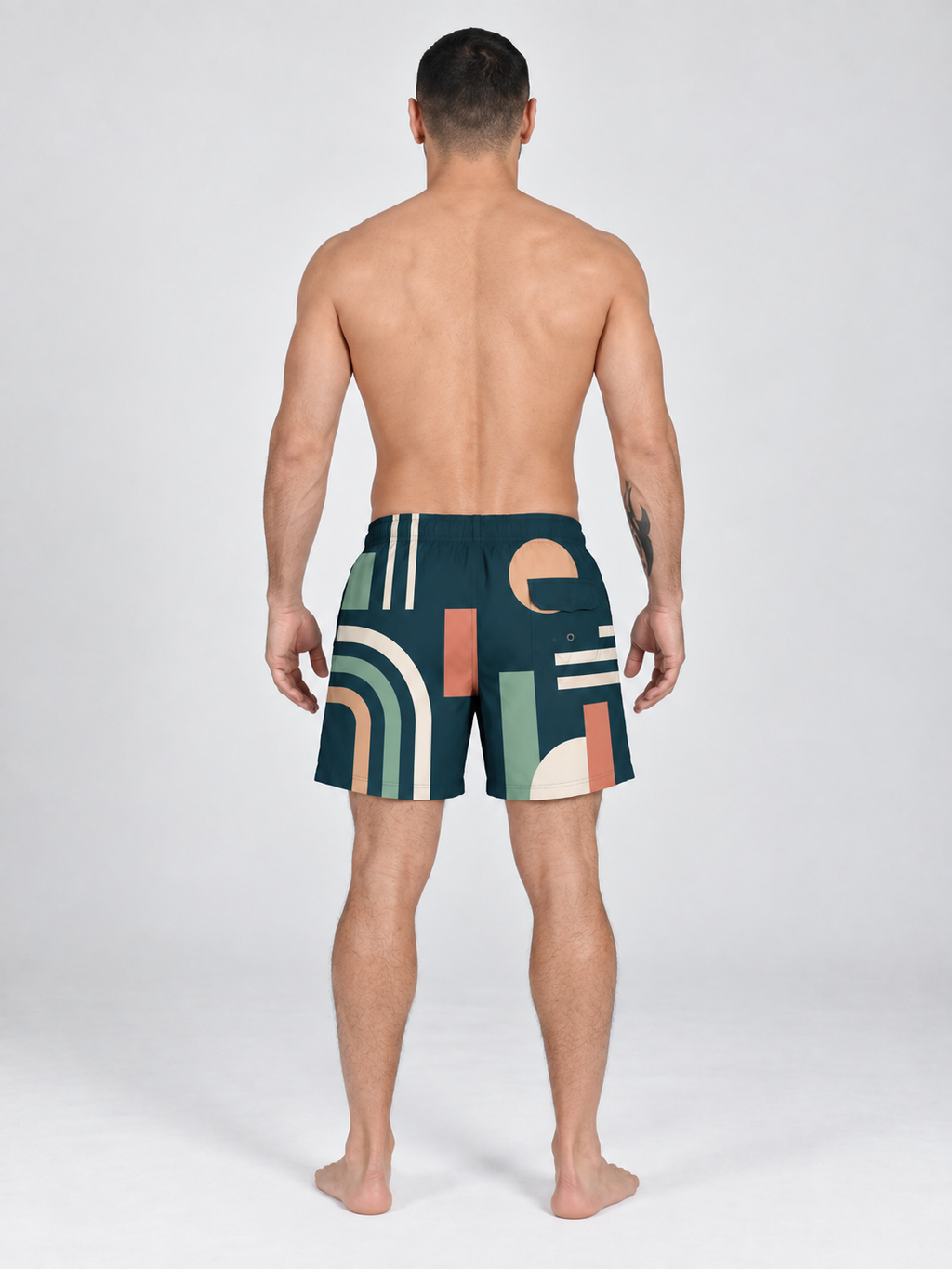 Buen Nado Men's Swim Shorts – Rothschild Mirage back view